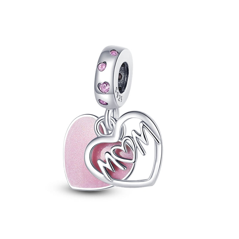 Herz & Mom Charm-Anhänger