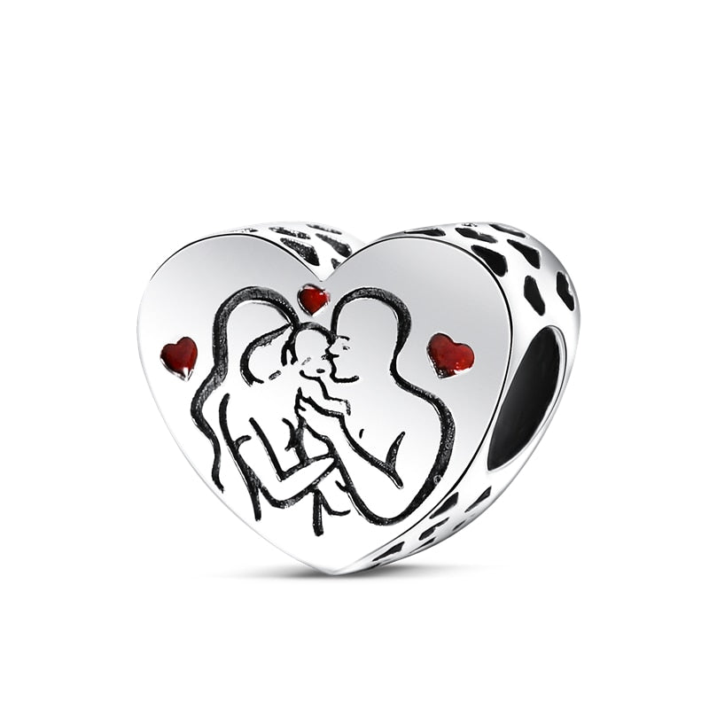 Familien-Herz Charm