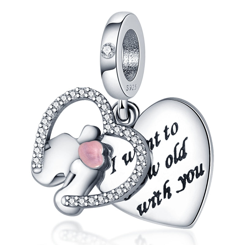 Forever in Love doppelter Charm-Anhänger