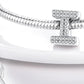 Buchstaben-Charm mit Zirkonia – Personalisierter Anhänger