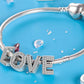 Buchstaben-Charm mit Zirkonia – Personalisierter Anhänger