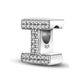 Buchstaben-Charm mit Zirkonia – Personalisierter Anhänger