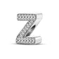 Buchstaben-Charm mit Zirkonia – Personalisierter Anhänger
