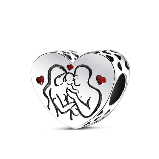 Familien-Herz Charm