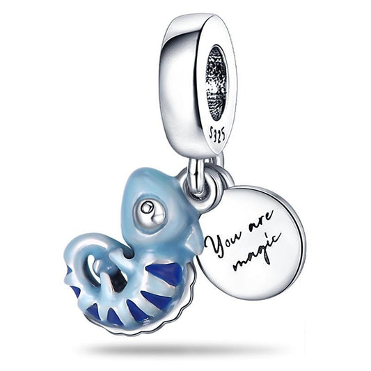 farbwechselnder Chamäleon Charm-Anhänger