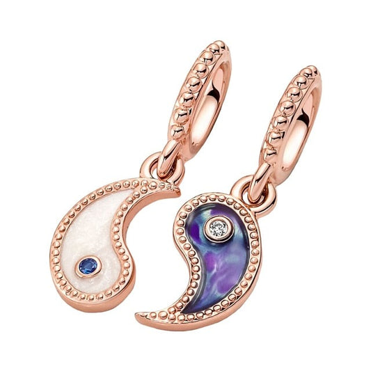 Yin & Yang teilbarer Charm Anhänger