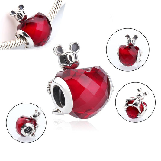 Herzumklammernden Micky Charm