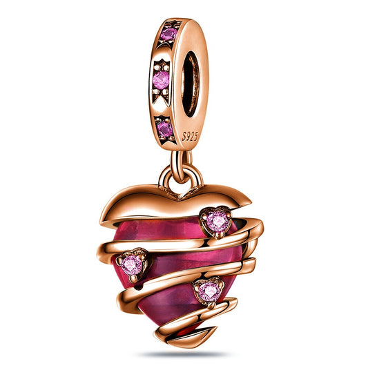 Open Heart Charm-Anhänger